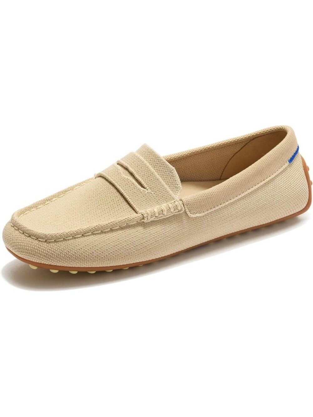 Women's Sesame Slip-On Comfortable Loafers Sustainable Washable Stylish Shoe